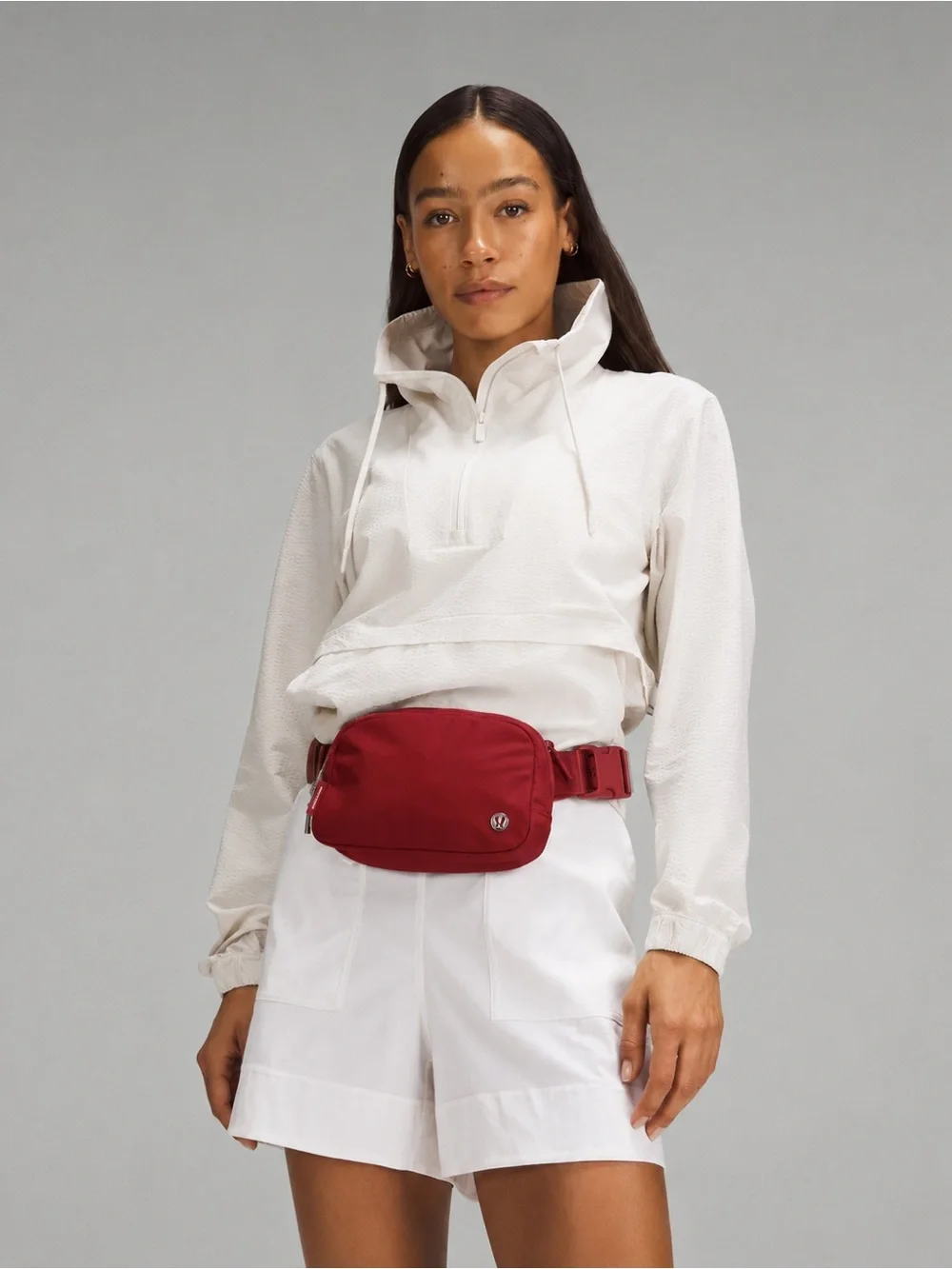 lululemon athletica Red and Olive Belt Bags